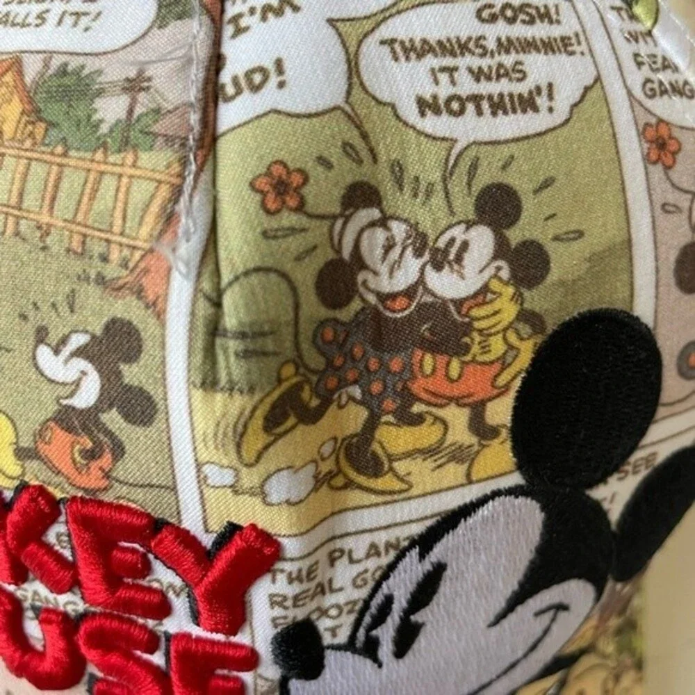 Mickey Mouse All Over Design Ball Cap.